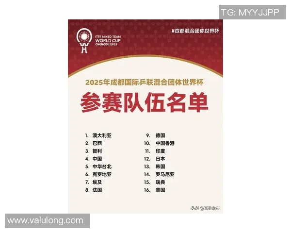 乒乓球技术排行榜揭晓成都乒乓球队荣登第九名展现实力与潜力